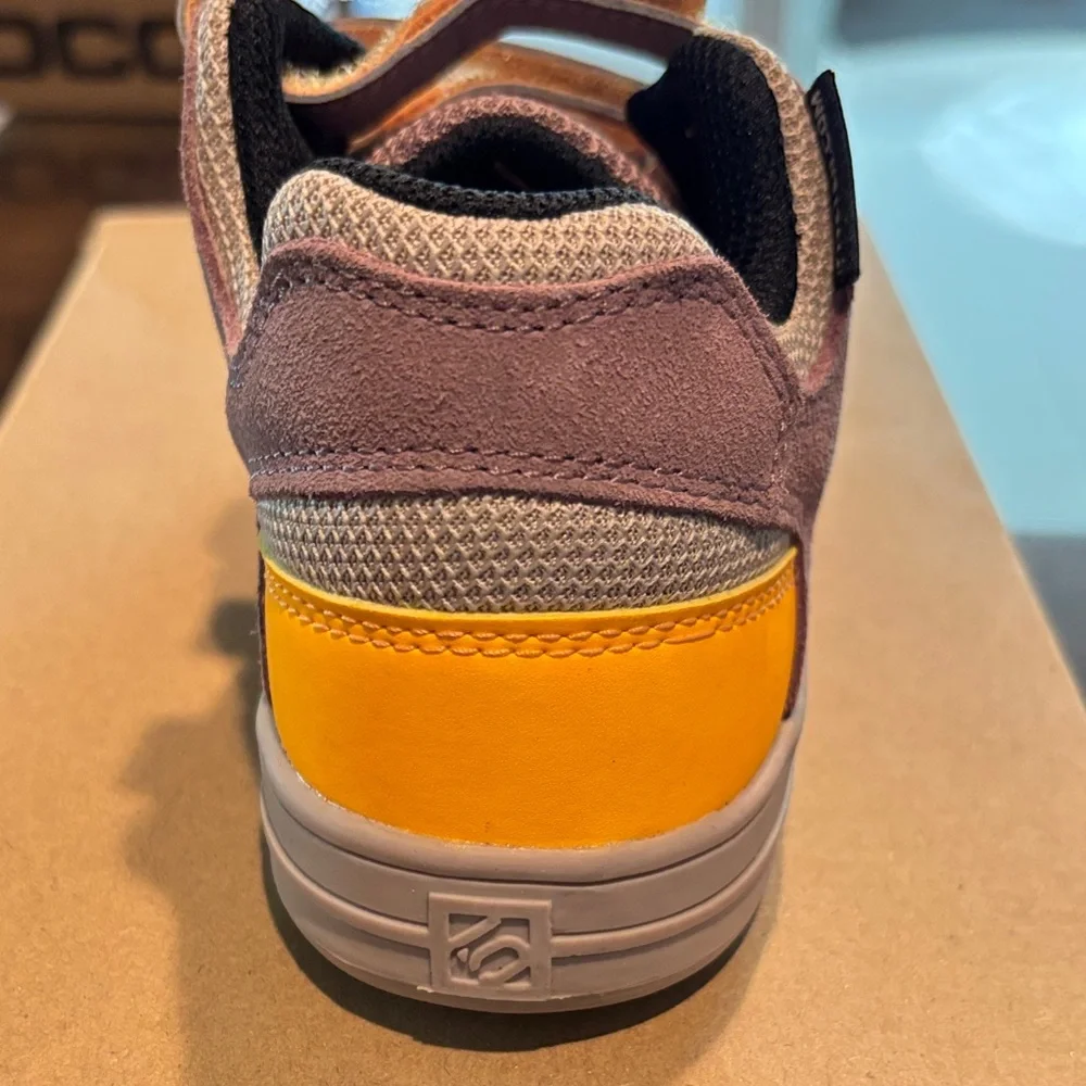 adidas Kids Lavender and Yellow Velcro Sneaker (1 shoe) - Picture 5 of 6